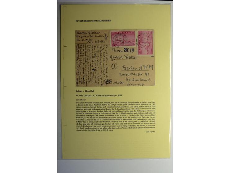 IHR SCHICKSAL MAHNT: Hochinteressante Sammlung von über 150 Briefen und Karten, dabei Belege aus der Bukowina, Polen, Galizie