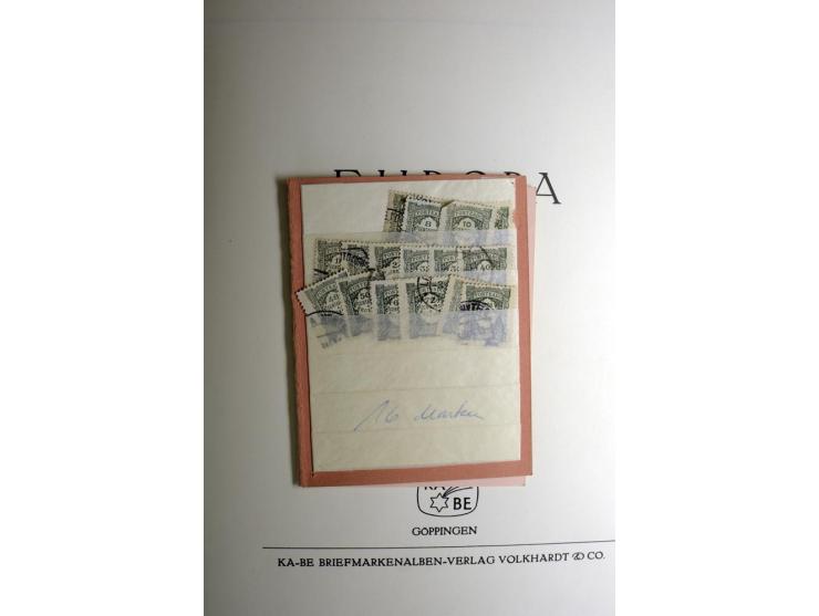 1853/1981, gestempelte reichhaltige Sammlung mit vielen guten Werten und Sätzen wie Mi.-Nr. 1, 3, 4, guten Blocks etc.