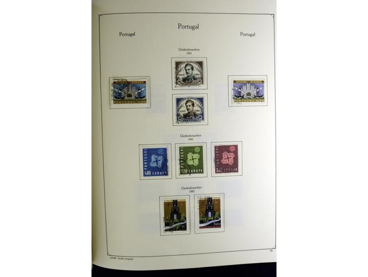 1853/1981, gestempelte reichhaltige Sammlung mit vielen guten Werten und Sätzen wie Mi.-Nr. 1, 3, 4, guten Blocks etc.