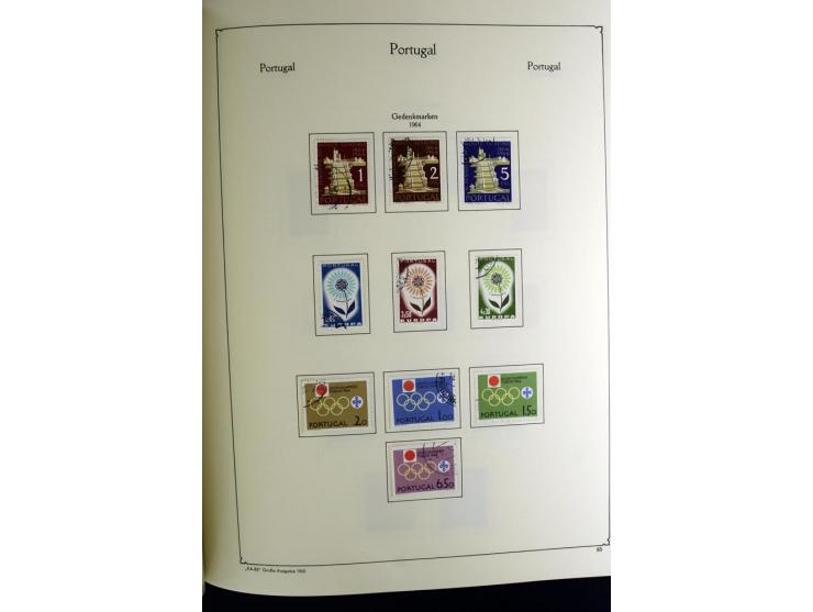 1853/1981, gestempelte reichhaltige Sammlung mit vielen guten Werten und Sätzen wie Mi.-Nr. 1, 3, 4, guten Blocks etc.