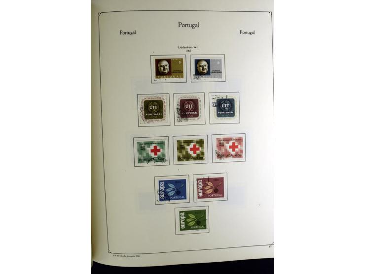 1853/1981, gestempelte reichhaltige Sammlung mit vielen guten Werten und Sätzen wie Mi.-Nr. 1, 3, 4, guten Blocks etc.