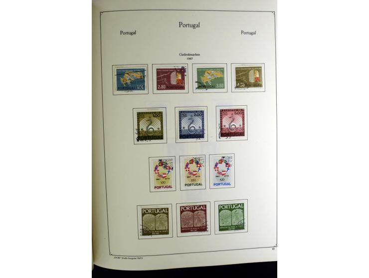 1853/1981, gestempelte reichhaltige Sammlung mit vielen guten Werten und Sätzen wie Mi.-Nr. 1, 3, 4, guten Blocks etc.