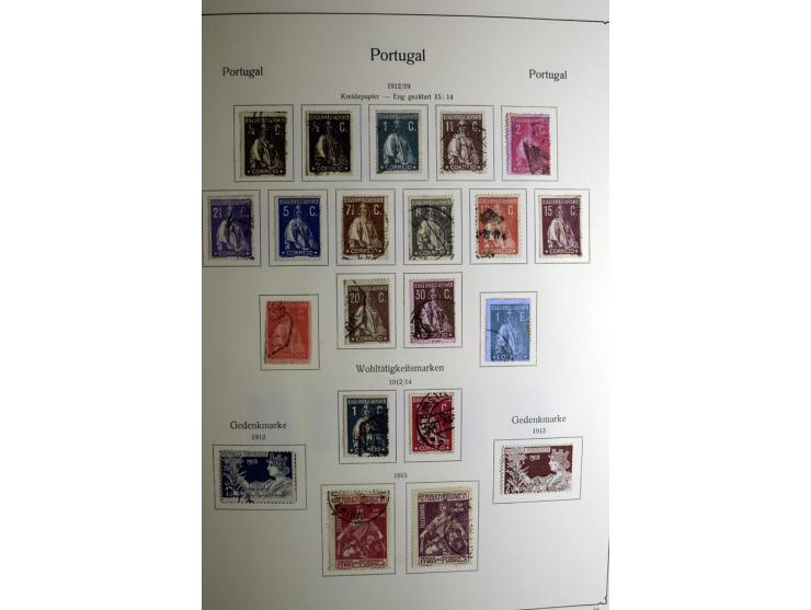 1853/1981, gestempelte reichhaltige Sammlung mit vielen guten Werten und Sätzen wie Mi.-Nr. 1, 3, 4, guten Blocks etc.