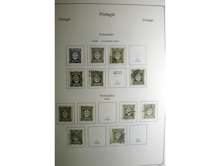 1853/1981, gestempelte reichhaltige Sammlung mit vielen guten Werten und Sätzen wie Mi.-Nr. 1, 3, 4, guten Blocks etc.