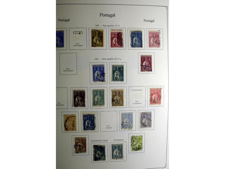 1853/1981, gestempelte reichhaltige Sammlung mit vielen guten Werten und Sätzen wie Mi.-Nr. 1, 3, 4, guten Blocks etc.