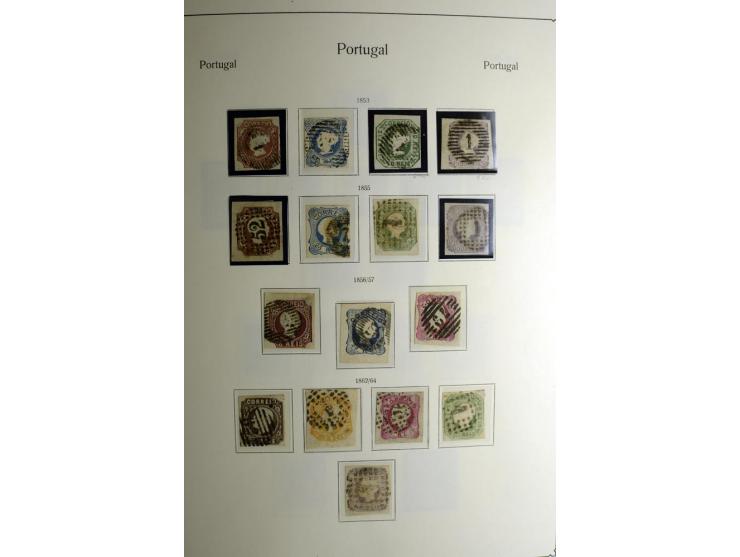 1853/1981, gestempelte reichhaltige Sammlung mit vielen guten Werten und Sätzen wie Mi.-Nr. 1, 3, 4, guten Blocks etc.
