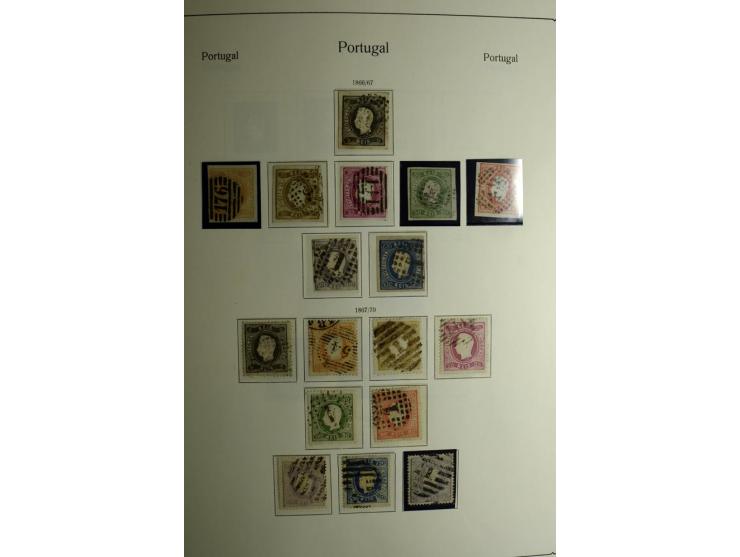 1853/1981, gestempelte reichhaltige Sammlung mit vielen guten Werten und Sätzen wie Mi.-Nr. 1, 3, 4, guten Blocks etc.