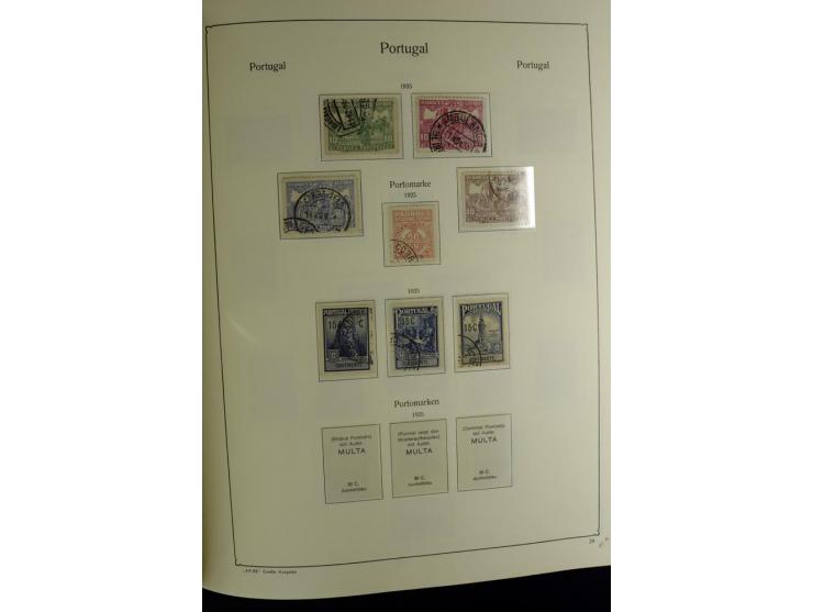 1853/1981, gestempelte reichhaltige Sammlung mit vielen guten Werten und Sätzen wie Mi.-Nr. 1, 3, 4, guten Blocks etc.