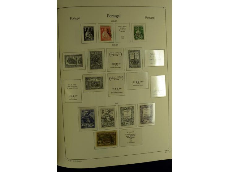 1853/1981, gestempelte reichhaltige Sammlung mit vielen guten Werten und Sätzen wie Mi.-Nr. 1, 3, 4, guten Blocks etc.