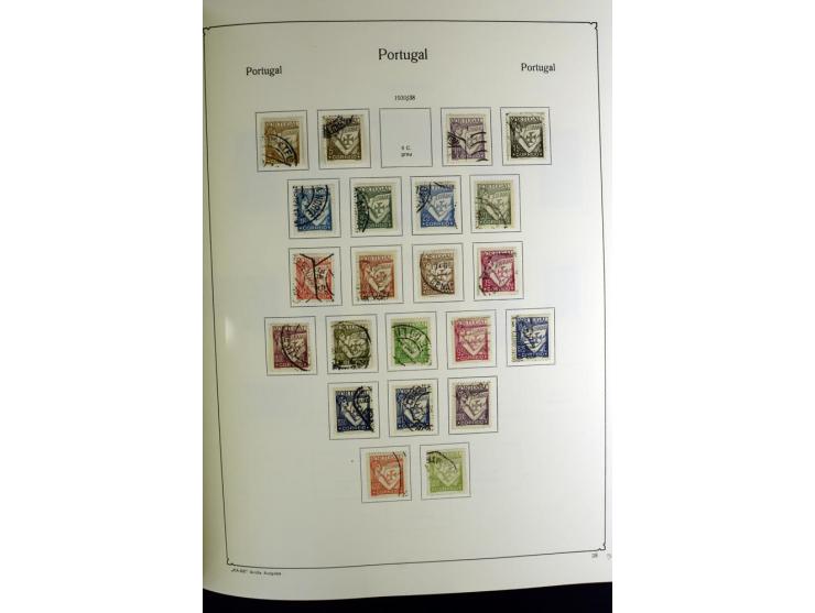1853/1981, gestempelte reichhaltige Sammlung mit vielen guten Werten und Sätzen wie Mi.-Nr. 1, 3, 4, guten Blocks etc.