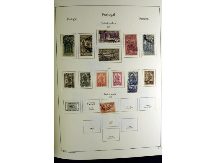 1853/1981, gestempelte reichhaltige Sammlung mit vielen guten Werten und Sätzen wie Mi.-Nr. 1, 3, 4, guten Blocks etc.