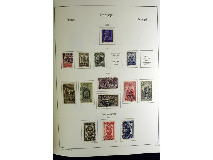 1853/1981, gestempelte reichhaltige Sammlung mit vielen guten Werten und Sätzen wie Mi.-Nr. 1, 3, 4, guten Blocks etc.