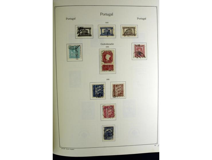 1853/1981, gestempelte reichhaltige Sammlung mit vielen guten Werten und Sätzen wie Mi.-Nr. 1, 3, 4, guten Blocks etc.