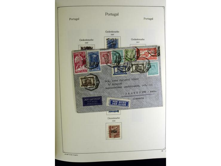 1853/1981, gestempelte reichhaltige Sammlung mit vielen guten Werten und Sätzen wie Mi.-Nr. 1, 3, 4, guten Blocks etc.