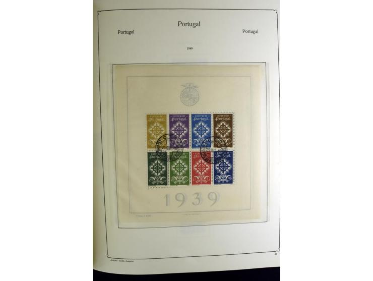 1853/1981, gestempelte reichhaltige Sammlung mit vielen guten Werten und Sätzen wie Mi.-Nr. 1, 3, 4, guten Blocks etc.