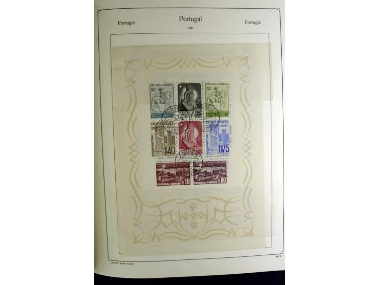 1853/1981, gestempelte reichhaltige Sammlung mit vielen guten Werten und Sätzen wie Mi.-Nr. 1, 3, 4, guten Blocks etc.