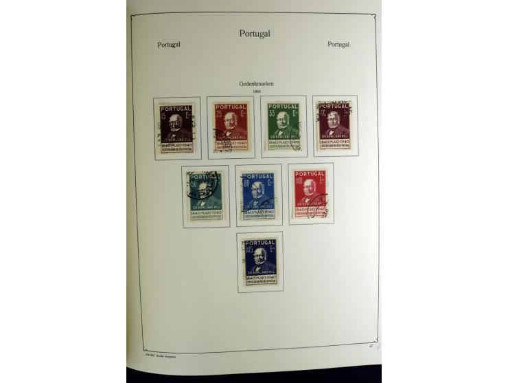 1853/1981, gestempelte reichhaltige Sammlung mit vielen guten Werten und Sätzen wie Mi.-Nr. 1, 3, 4, guten Blocks etc.