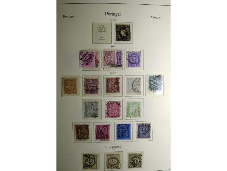 1853/1981, gestempelte reichhaltige Sammlung mit vielen guten Werten und Sätzen wie Mi.-Nr. 1, 3, 4, guten Blocks etc.