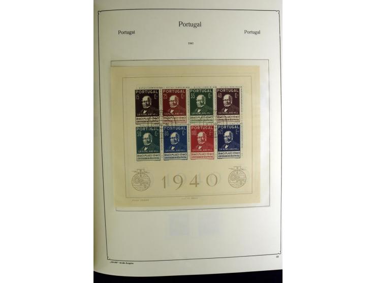 1853/1981, gestempelte reichhaltige Sammlung mit vielen guten Werten und Sätzen wie Mi.-Nr. 1, 3, 4, guten Blocks etc.