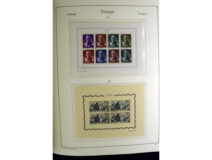 1853/1981, gestempelte reichhaltige Sammlung mit vielen guten Werten und Sätzen wie Mi.-Nr. 1, 3, 4, guten Blocks etc.