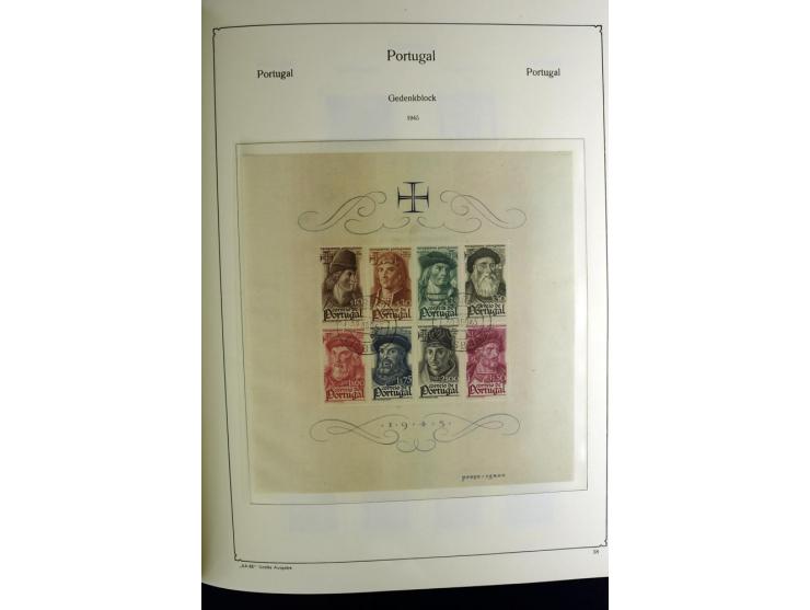 1853/1981, gestempelte reichhaltige Sammlung mit vielen guten Werten und Sätzen wie Mi.-Nr. 1, 3, 4, guten Blocks etc.