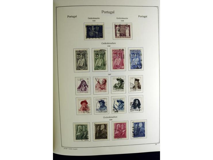 1853/1981, gestempelte reichhaltige Sammlung mit vielen guten Werten und Sätzen wie Mi.-Nr. 1, 3, 4, guten Blocks etc.