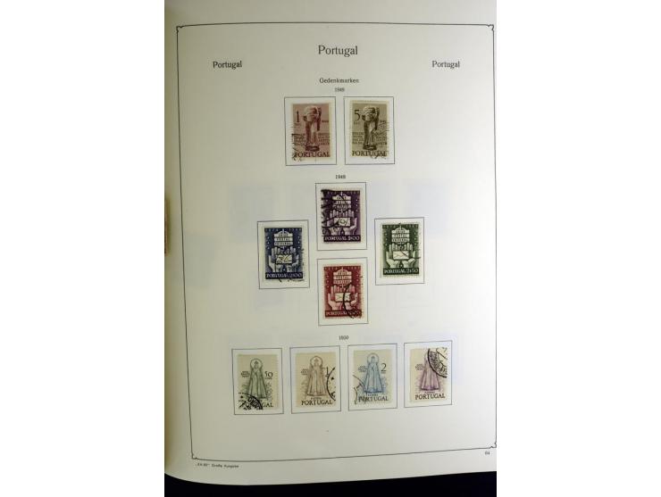 1853/1981, gestempelte reichhaltige Sammlung mit vielen guten Werten und Sätzen wie Mi.-Nr. 1, 3, 4, guten Blocks etc.