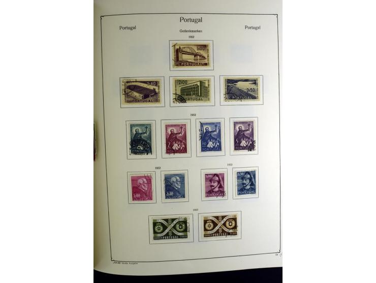 1853/1981, gestempelte reichhaltige Sammlung mit vielen guten Werten und Sätzen wie Mi.-Nr. 1, 3, 4, guten Blocks etc.