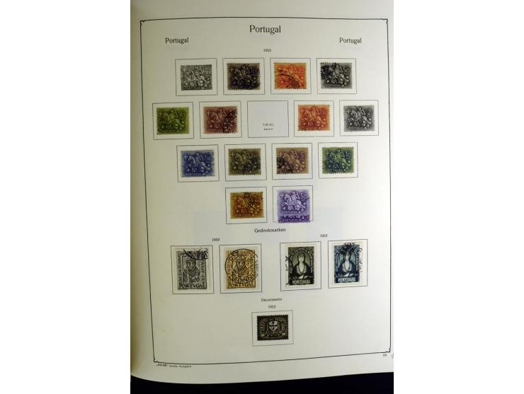1853/1981, gestempelte reichhaltige Sammlung mit vielen guten Werten und Sätzen wie Mi.-Nr. 1, 3, 4, guten Blocks etc.