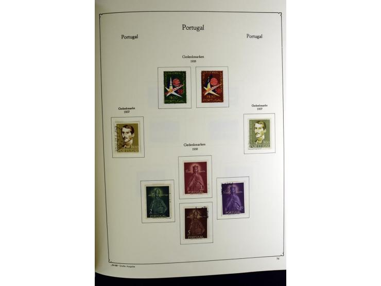 1853/1981, gestempelte reichhaltige Sammlung mit vielen guten Werten und Sätzen wie Mi.-Nr. 1, 3, 4, guten Blocks etc.