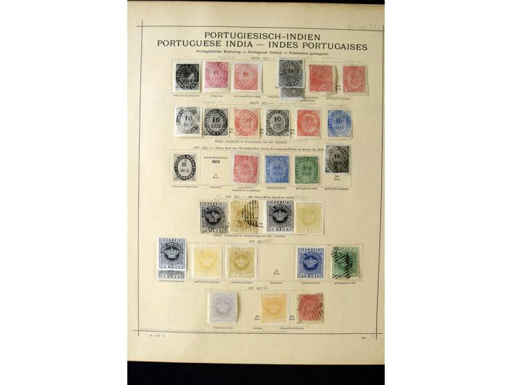 1872/1914, gestempelte und ungebrauchte Sammlung inkl. einigen Doubletten auf alten Vordruckblättern, dabei Farben, Papiersor