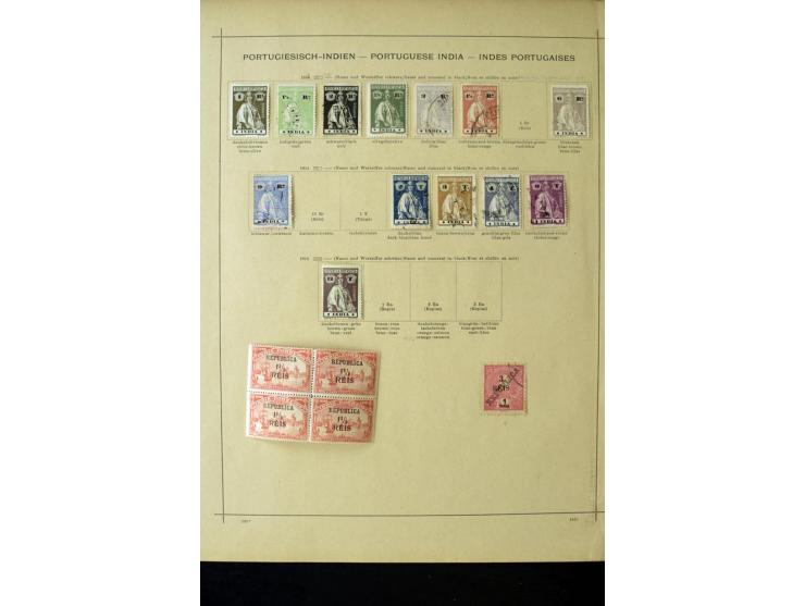 1872/1914, gestempelte und ungebrauchte Sammlung inkl. einigen Doubletten auf alten Vordruckblättern, dabei Farben, Papiersor