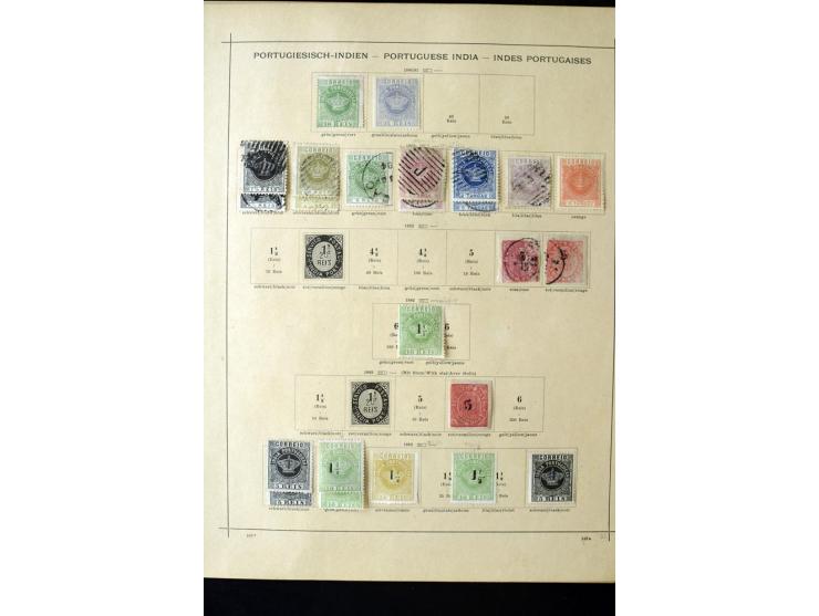 1872/1914, gestempelte und ungebrauchte Sammlung inkl. einigen Doubletten auf alten Vordruckblättern, dabei Farben, Papiersor
