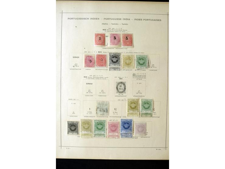 1872/1914, gestempelte und ungebrauchte Sammlung inkl. einigen Doubletten auf alten Vordruckblättern, dabei Farben, Papiersor