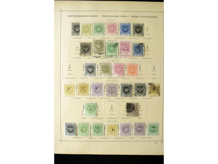 1872/1914, gestempelte und ungebrauchte Sammlung inkl. einigen Doubletten auf alten Vordruckblättern, dabei Farben, Papiersor