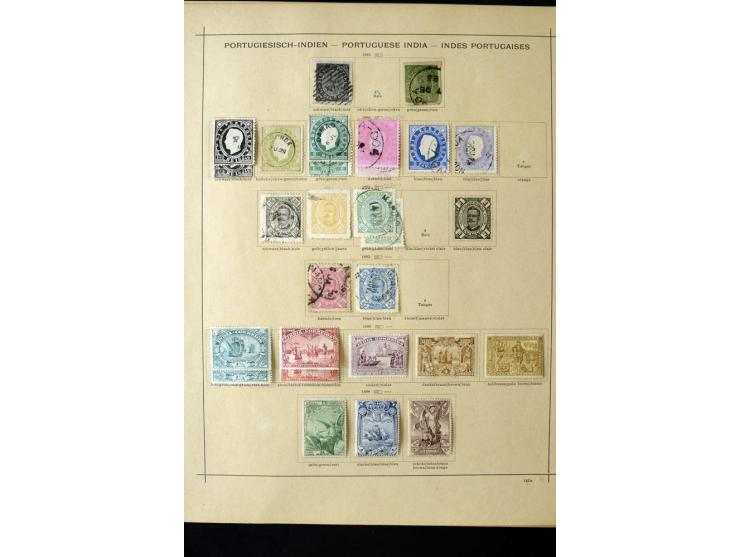 1872/1914, gestempelte und ungebrauchte Sammlung inkl. einigen Doubletten auf alten Vordruckblättern, dabei Farben, Papiersor