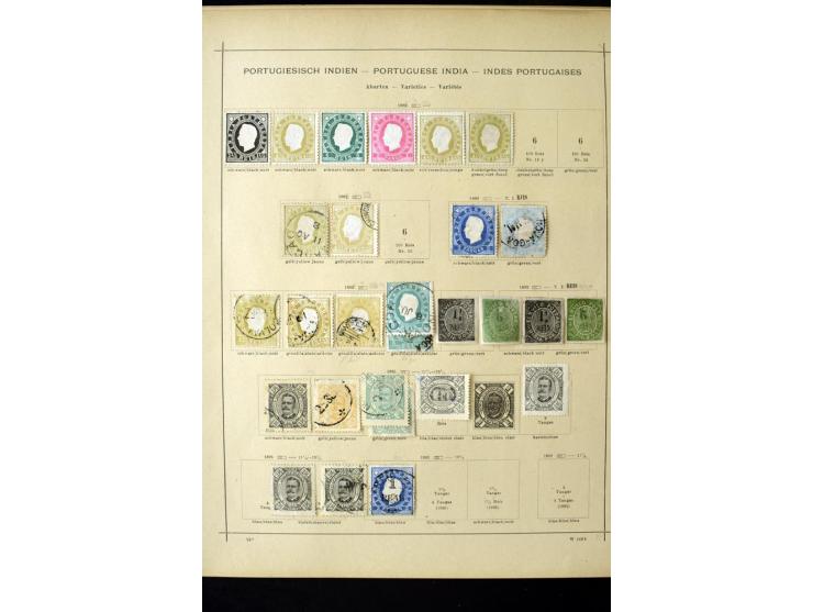 1872/1914, gestempelte und ungebrauchte Sammlung inkl. einigen Doubletten auf alten Vordruckblättern, dabei Farben, Papiersor