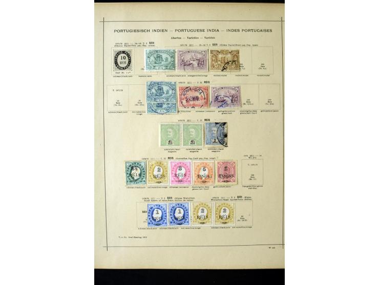 1872/1914, gestempelte und ungebrauchte Sammlung inkl. einigen Doubletten auf alten Vordruckblättern, dabei Farben, Papiersor
