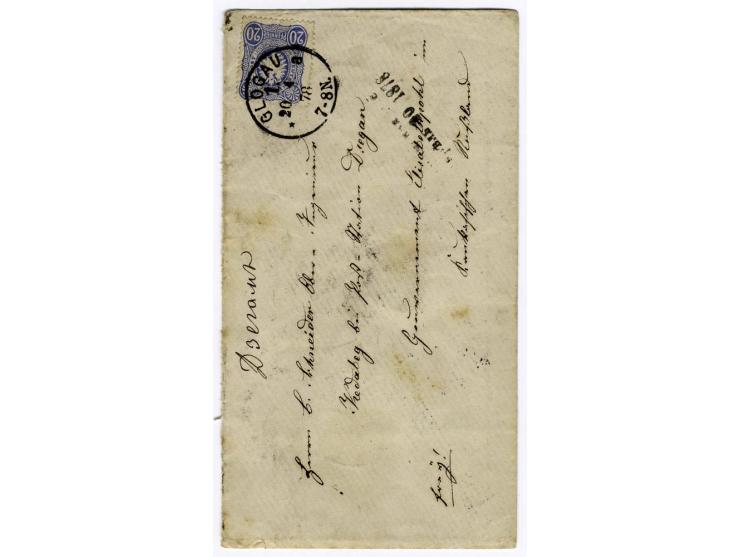 INCOMING: 1878, 8 Briefe aus Deutschland addressiert nach Kedabeg, an die von Siemens damals betriebene Kupermine, meist gute