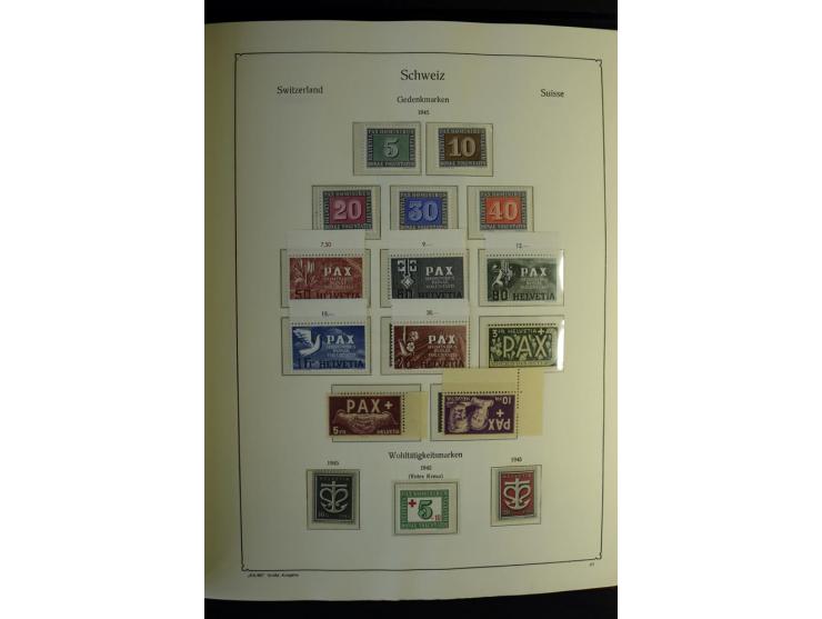 1945/2001, postfrische in den Hauptnummern kpl. Sammlung, dazu etwas Ämter, Dienst, Markenheftchen und kleine gestempelte Sam