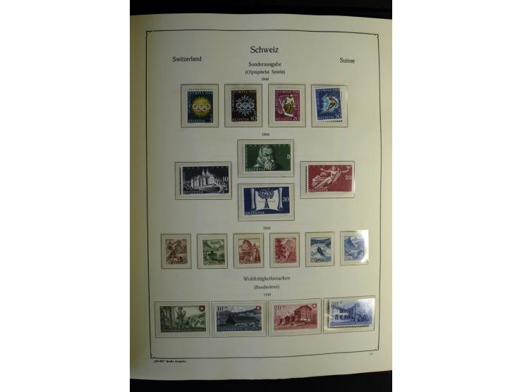 1945/2001, postfrische in den Hauptnummern kpl. Sammlung, dazu etwas Ämter, Dienst, Markenheftchen und kleine gestempelte Sam