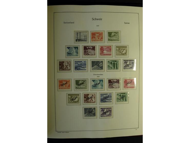1945/2001, postfrische in den Hauptnummern kpl. Sammlung, dazu etwas Ämter, Dienst, Markenheftchen und kleine gestempelte Sam