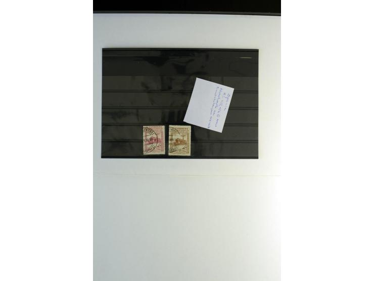 1926/30, Mi.-Nr. 298-31 und 455-56 gestempelt (letztere Attest Comex) sowie Brief zur SAF