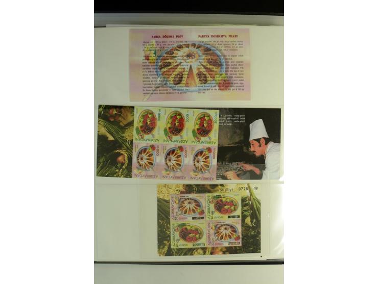 2000/06, umfangreiche Spezial-Sammlung der CEPT-Ausgaben mit vielen Proben- und Phasendrucken sowie ungezähnten Werten, teils