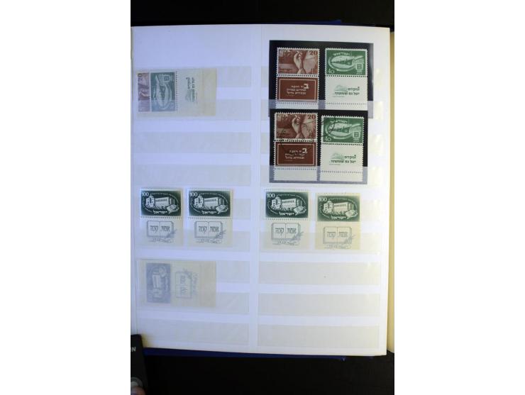 1948/68, postfrischer, ungebrauchter und etwas gestempelter Bestand mit u.a. Mi.-Nr. 1-9 ohne Tab, 10-14KZ (6), 14SZ, 19-21 v