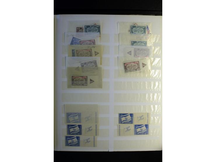 1948/68, postfrischer, ungebrauchter und etwas gestempelter Bestand mit u.a. Mi.-Nr. 1-9 ohne Tab, 10-14KZ (6), 14SZ, 19-21 v