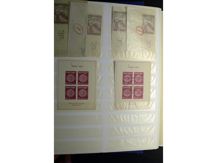 1948/68, postfrischer, ungebrauchter und etwas gestempelter Bestand mit u.a. Mi.-Nr. 1-9 ohne Tab, 10-14KZ (6), 14SZ, 19-21 v
