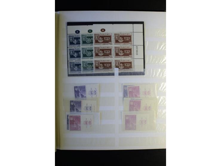 1948/68, postfrischer, ungebrauchter und etwas gestempelter Bestand mit u.a. Mi.-Nr. 1-9 ohne Tab, 10-14KZ (6), 14SZ, 19-21 v