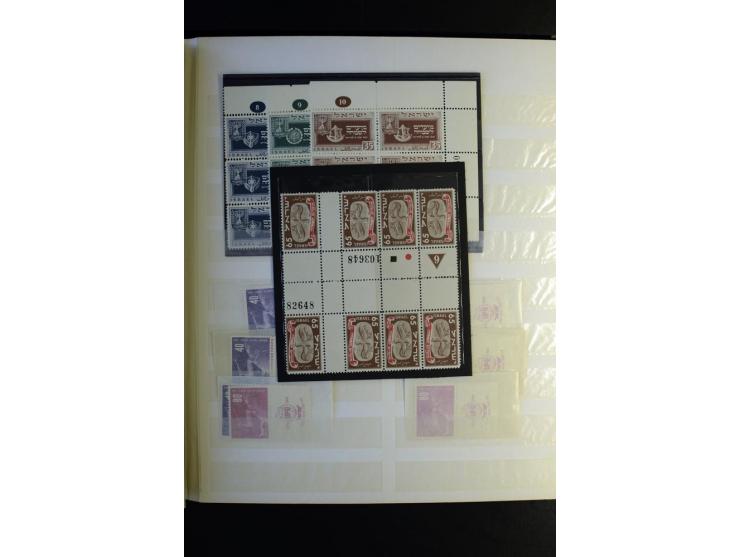 1948/68, postfrischer, ungebrauchter und etwas gestempelter Bestand mit u.a. Mi.-Nr. 1-9 ohne Tab, 10-14KZ (6), 14SZ, 19-21 v