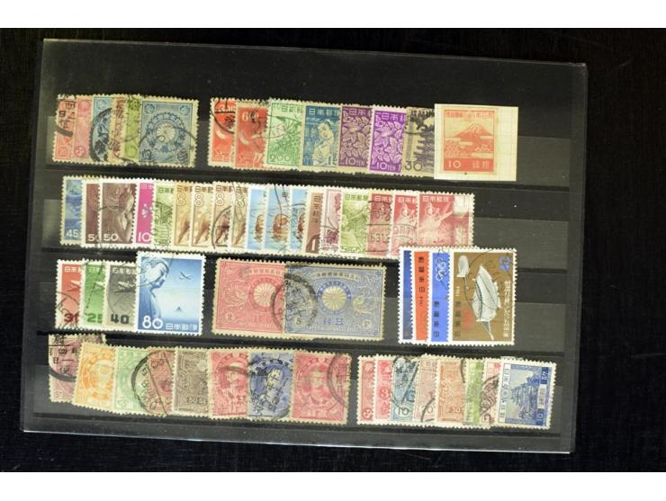 1888/1970 (ca.), postfrische, ungebrauchte und gestempelte Partie, dabei auch Ryu Kyu und Fiskalmarken